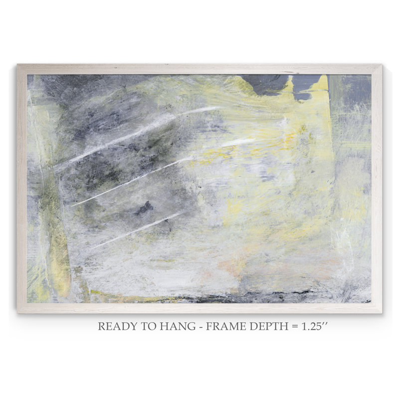 «Hush II», reproduction d'art encadrée, H 32 po x l 44 po x P 1,3 po, Toile blanche encadrée