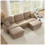 Canapé modulaire surdimensionné en U 105 po Chenille-1235946347-1235946348
