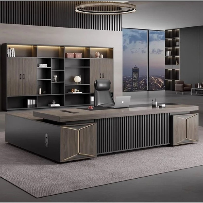 Nanon L-Shaped Executive Desk, 75cm H x 200cm W x 80cm D