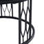 Tables basses et tables basses peu encombrantes, bois MDF noir, maison industrielle moderne