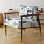 Fauteuil en velours Hulten-135417003