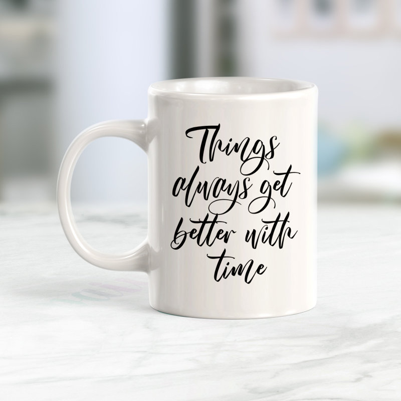 Coffee Mug, 11 oz., Polypropylene Plastic