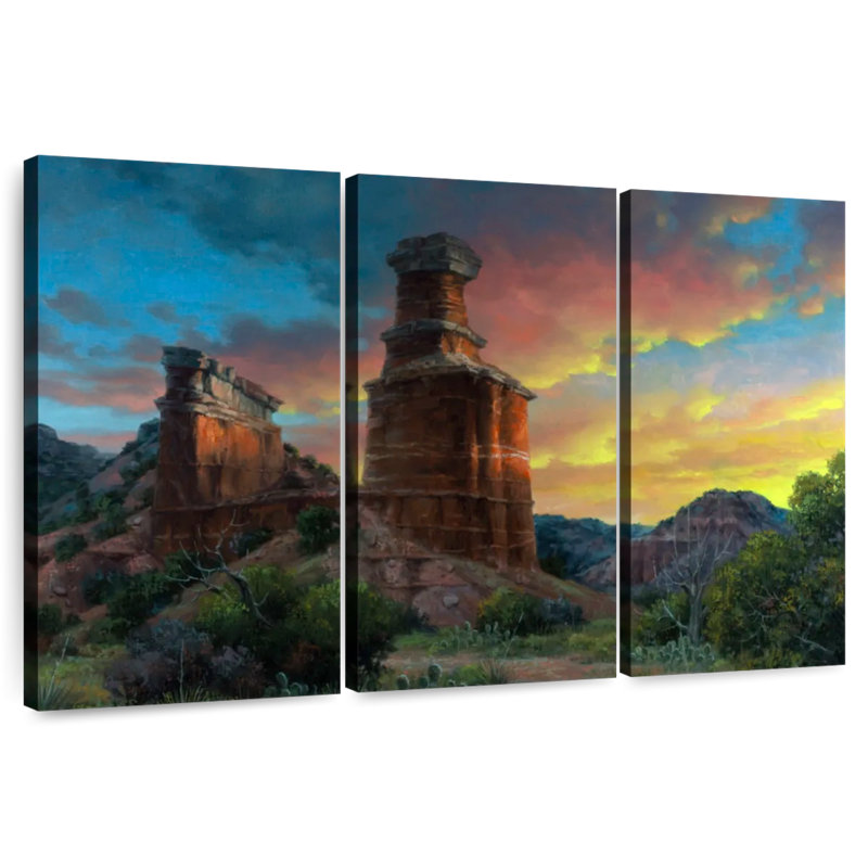 Nicci sort du Palo Duro, H 36 po x l 57 po