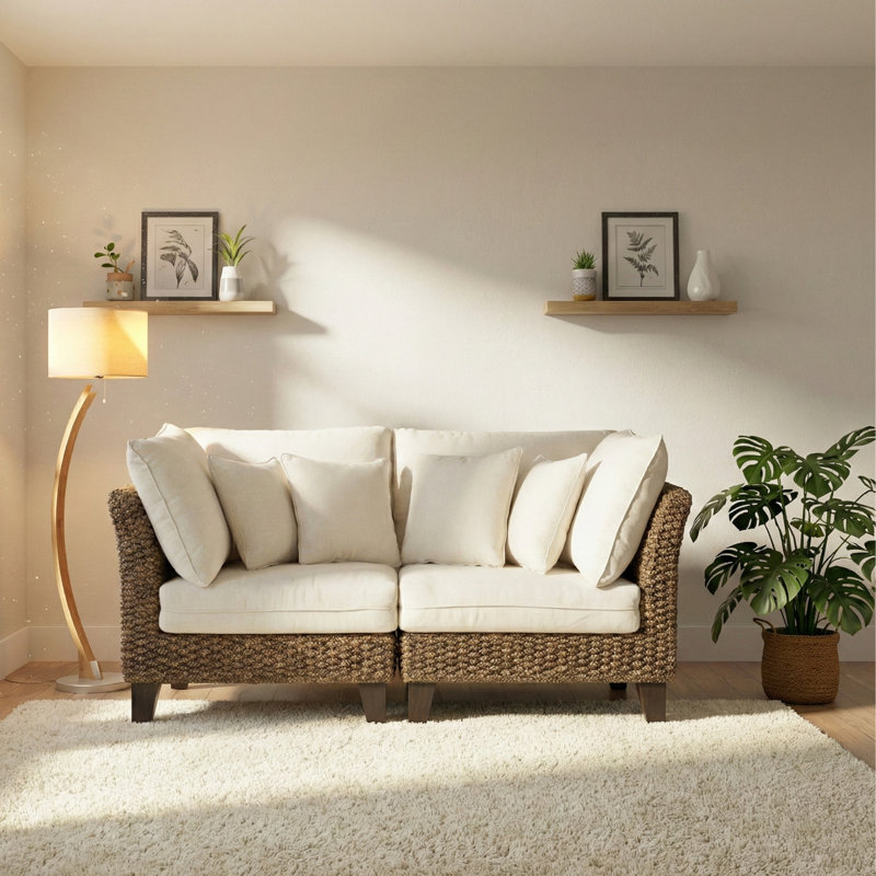 Sanibel Upholstered 63'' Loveseat, Standard