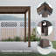 Pergola d'extérieur en aluminium à double couche avec toit ajustable-108218760