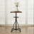 Derverdine Square with Steel Base Dining Table