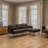 Modern L-Shaped Polyester Fabric Sofa with Ottoman-1187405456-1187405459