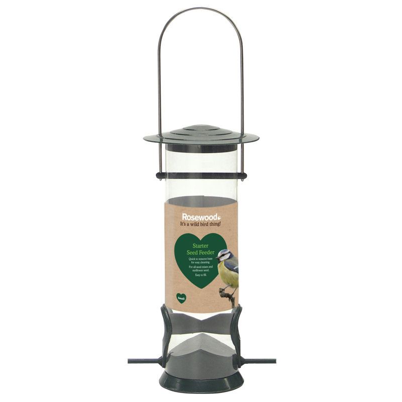 Kannon Metal Hanging Tube Bird Feeder