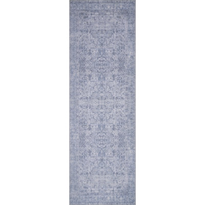 Tapis oriental en ardoise Dereck 