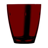 Polycarbonate Glass 11 oz - 6 Pieces - Red