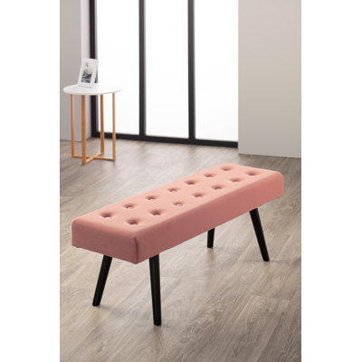 Florrie Velvet Upholstered Bench