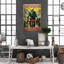 Impression sur toile, "You Get Old When You Stop Cycling" - 1 pièce Rectan-89446845