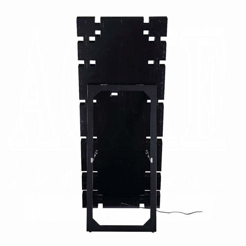 Miroir 26 po x 63 po, miroir et faux diamants Noralie