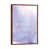 Classic Brown Wood Floater Framed