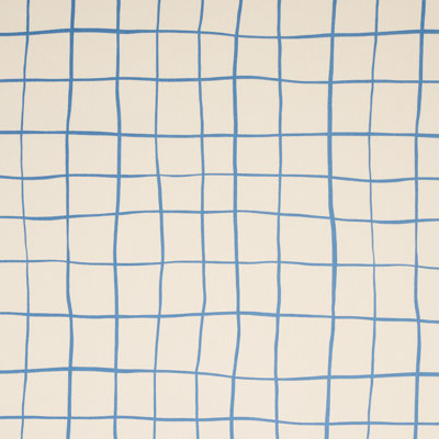 Schumacher x Miles Redd Painterly Windowpane Fabric