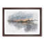 Cambridge Massachusetts Skyline in Abstract - Picture Frame Graphic Art Print-55680529-55680537