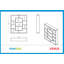 Cilegon 141.8cm H x 130cm W Bookcase-25304961