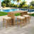 5 Pieces Outdoor Bar Set Included 1 Height Table & Four Stools With Cushions