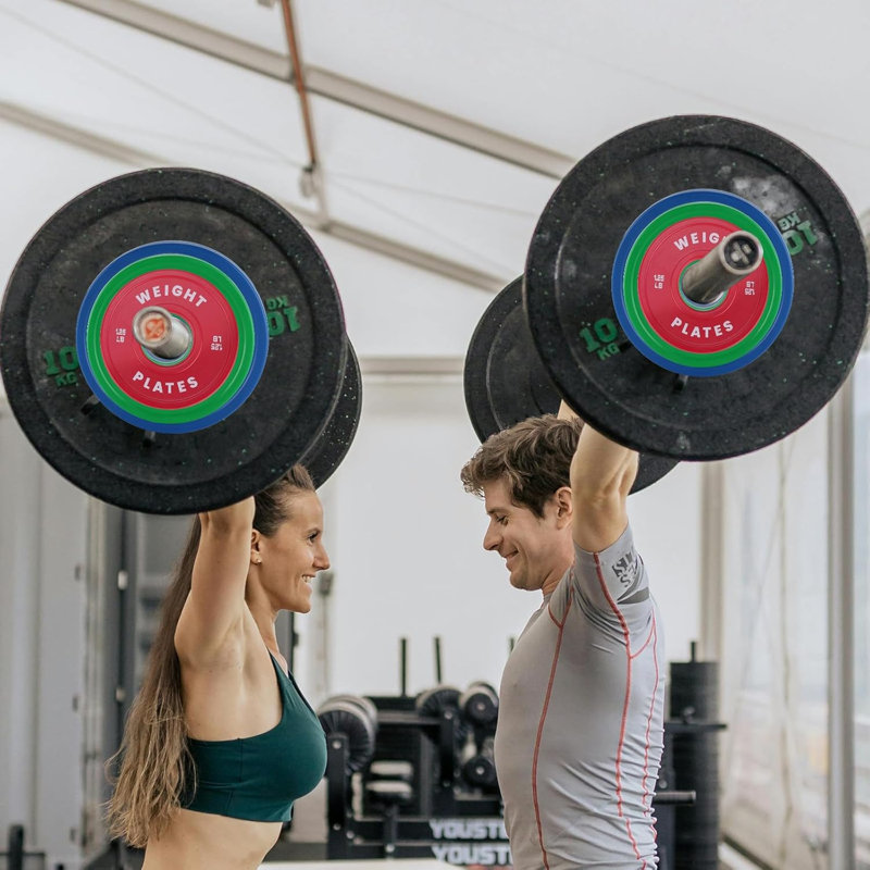 2PCS Olympic Fractional Plates, Rubber Change Plates for Strength Training, Home Gym