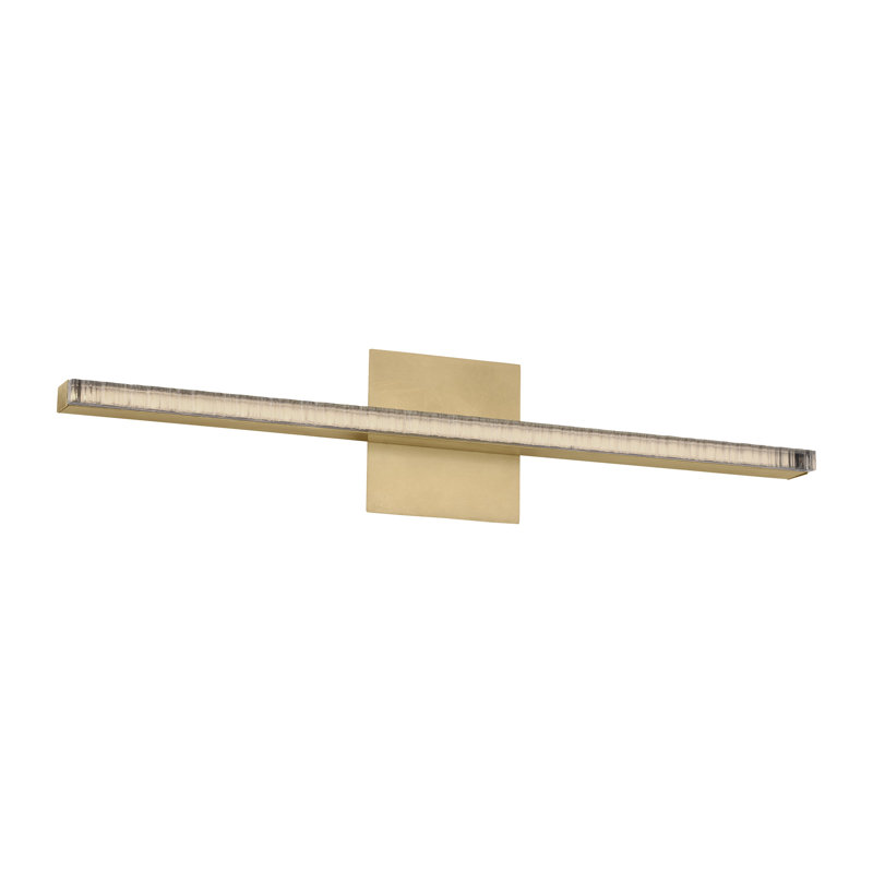 Serre 1 - Light LED Bath Bar, Natural Brass