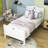 Twin Size Platform Bed with Headboard-154108642