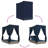  Double Sun Lounger With Roof And Curtains Gray Poly Rattan-854547006