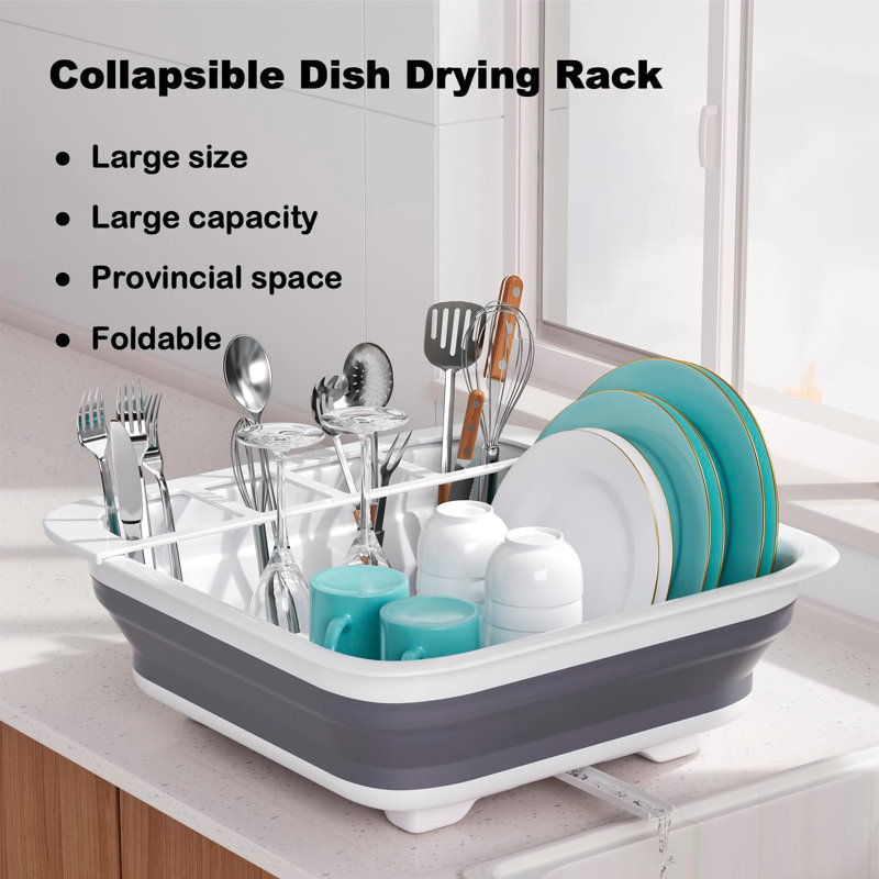 Draining Rack Rv Dish Rack Camco 43511 RV Mini Dish Drainer