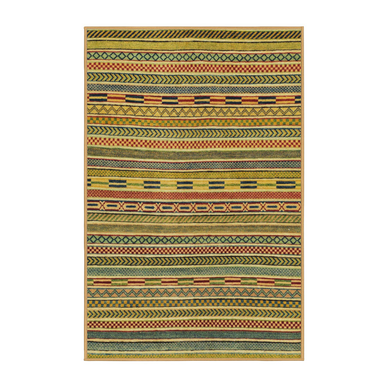 Striped Indoor Rug, Rectangle 8' x 10'