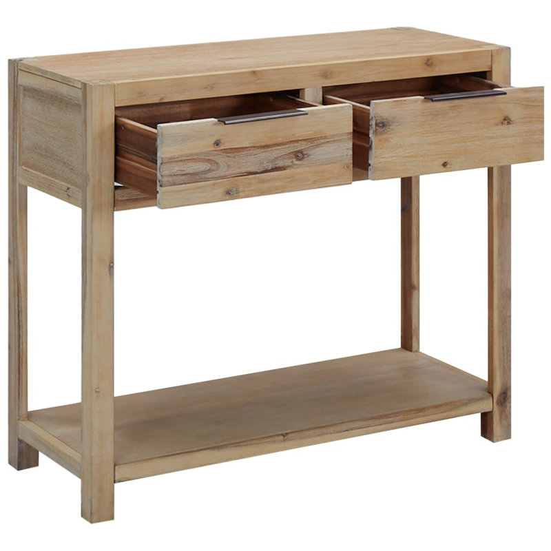 Moncada Solid Wood Console Table, Natural