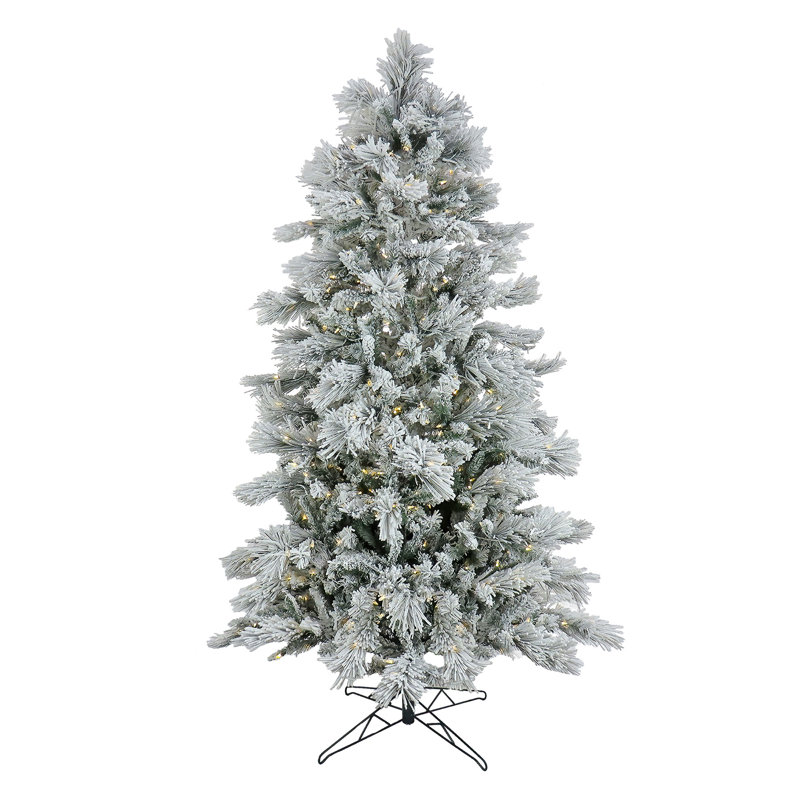 7.5' Lighted Pine Christmas Tree