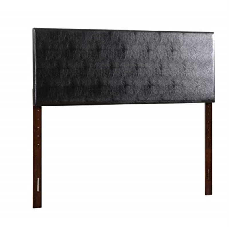 Upholstered Headboard, Black, Queen