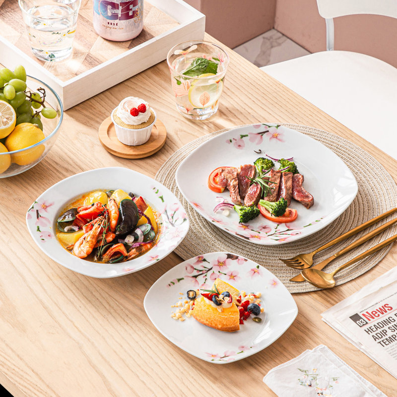 Annie Round 18 Piece Dinnerware Set - Thumbnail 5