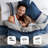 Boulder Stripe Blue Pieced Microsuede Cozy 2-Piece Twin/Twin XL Comforter Set-102217718-102217719