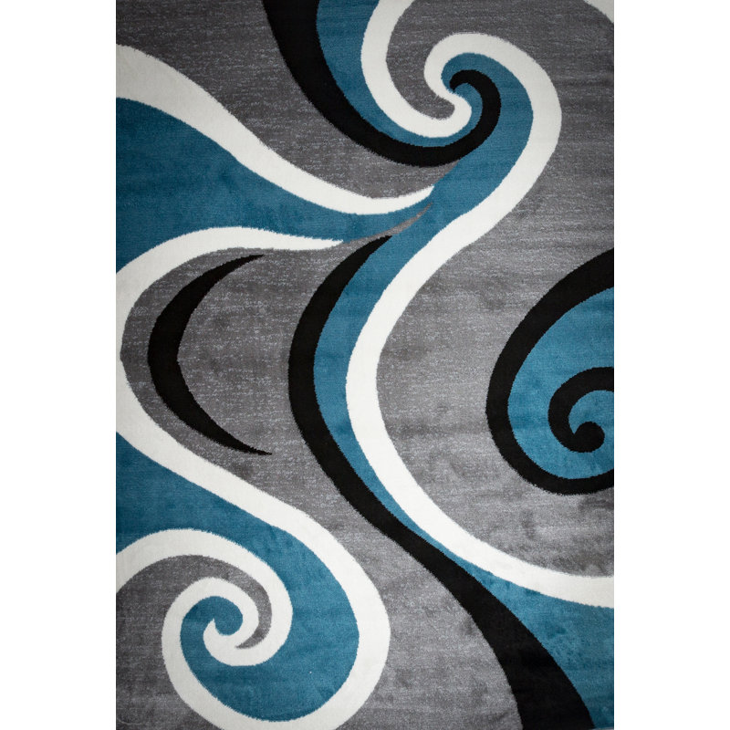 Daisy Abstract Indoor Rug, Rectangle 3' x 5'