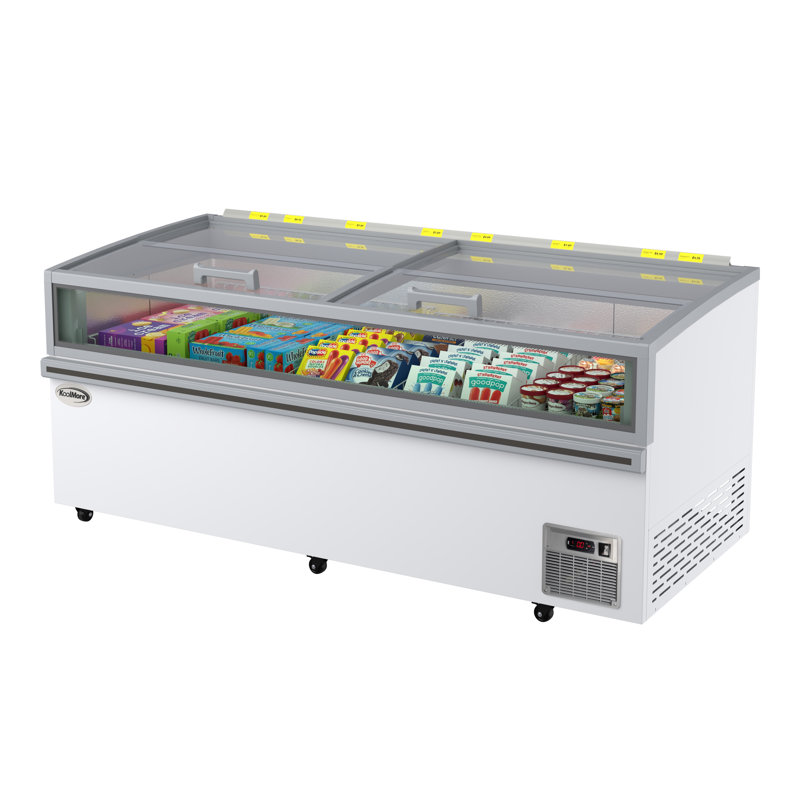 79 po. 31 cu. Réfrigérateur / congélateur pour îlot de cuisine commercial à décongélation automatique en blanc (km-iscf-79af)