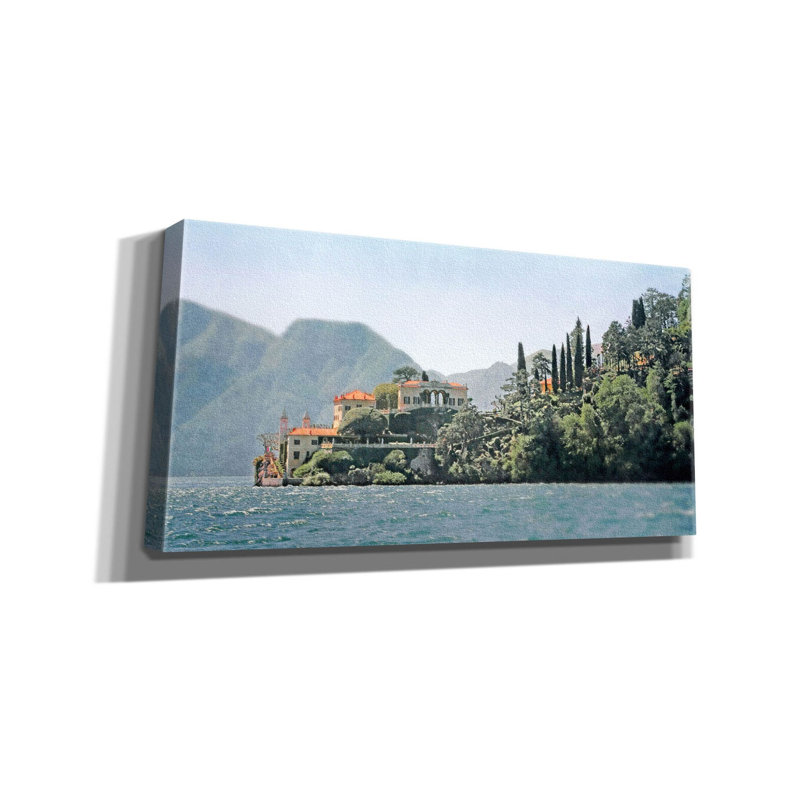 «Villa Del Balbianello» par Brooke T. Ryan, H 30 po x l 60 po x P 1,5 po