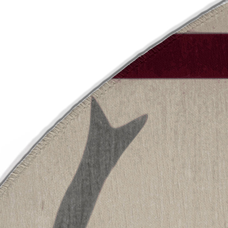Architectural Reverie Indoor And Outdoor Area Rug, Round 5'