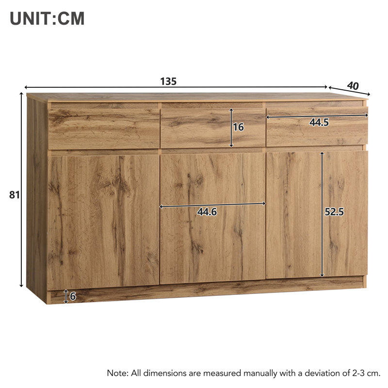 Edene 135cm Sideboard