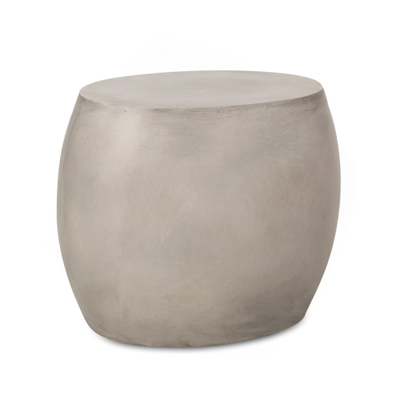 Outdoor Lightweight Concrete Side Table
