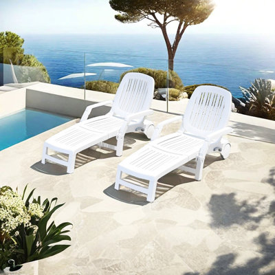 Dametta Outdoor Chaise Lounge