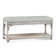 Summer Retreat Wicker Shelf Storage Bench