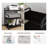 3-Tier Movable Printer Stand with Wheels – Multi-Purpose Storage Cart-1626126929