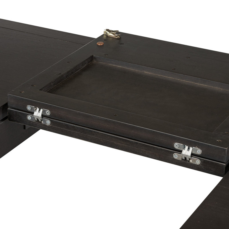Harper Solid Wood Dining Table, Black