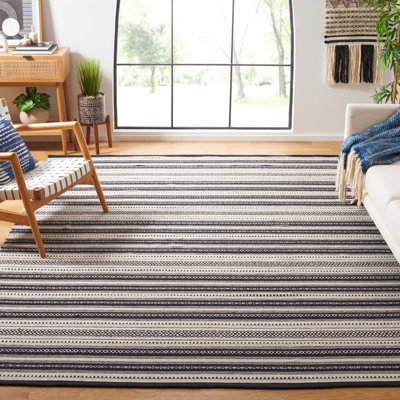 Danille Flat Weave Cotton Striped Rug
