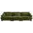 Velours vert olive