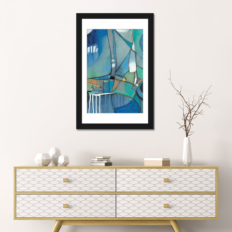 «Rose Bud II», impression sur toile tendue, H 24 po x l 16 po x P 1 po, Papier d'art encadré noir, Blanc