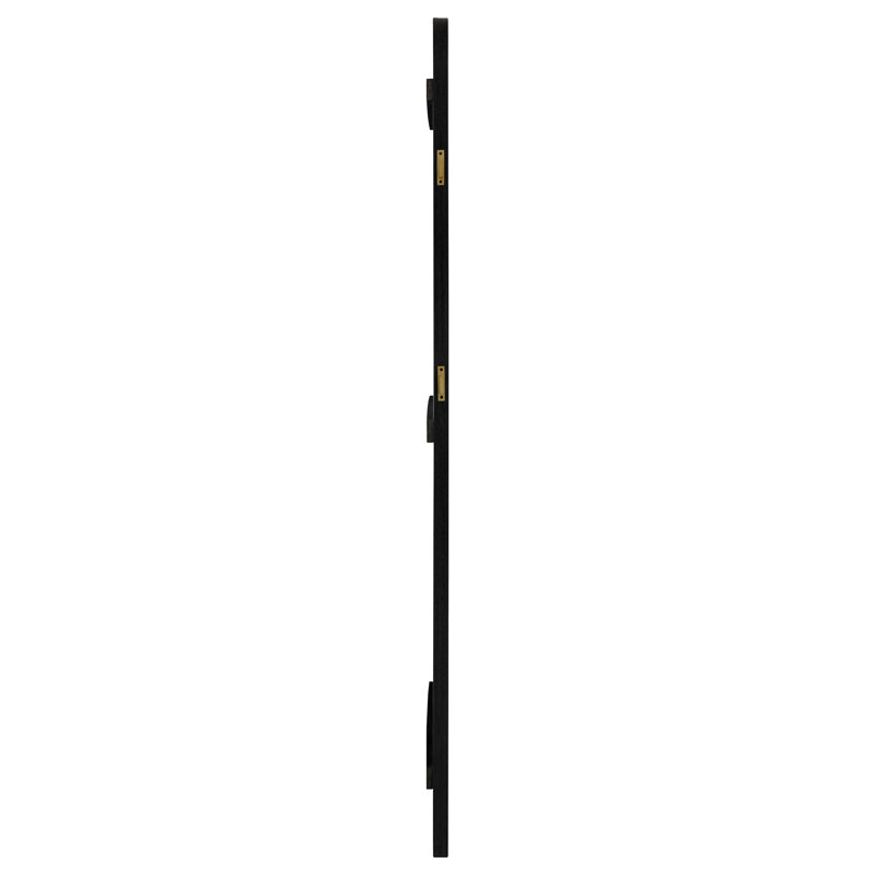 Miroir sur pied Maxine Cane Weave, Noir