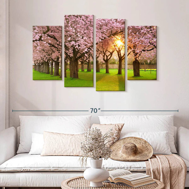 Spring sakura lane Sireci, H 32 po x l 52 po