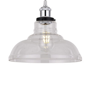 16cm H Glass Bowl Pendant Shade ( Screw On )