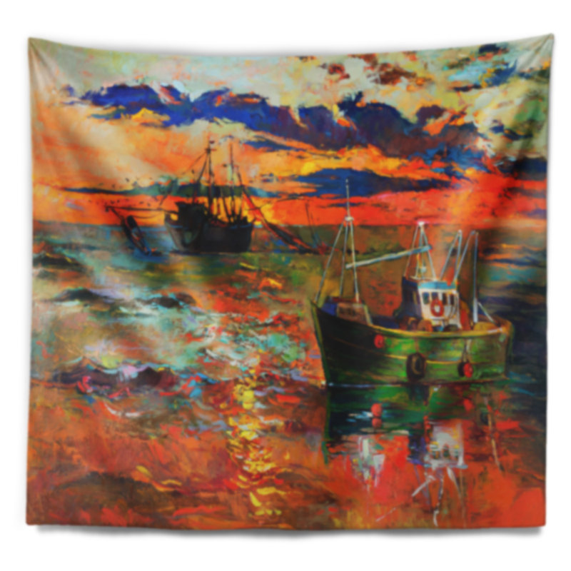 Polyester Tapestry, 32" H x 39" W